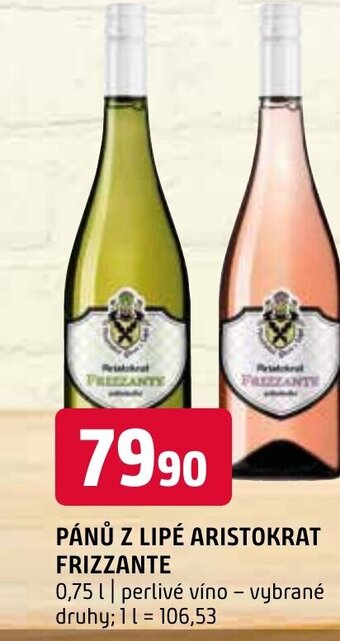 Terno PÁNŮ Z LIPÉ ARISTOKRAT FRIZZANTE nabídka