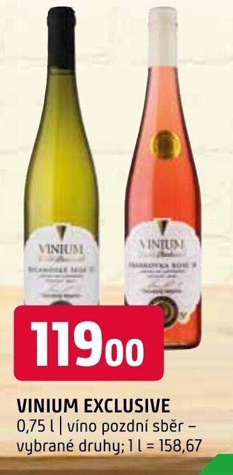 Terno VINIUM EXCLUSIVE nabídka