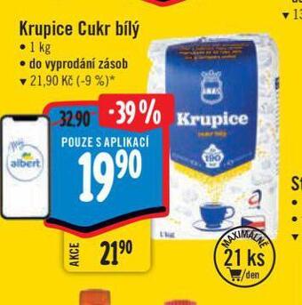 Albert Krupice cukr nabídka