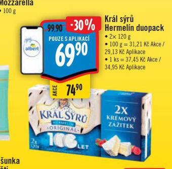Albert Král sýrů hermelín nabídka