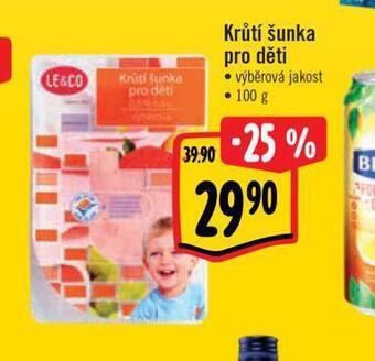 Albert Krůtí šunka pro děti nabídka