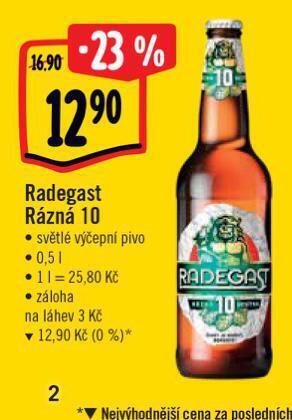 Albert Pivo radegast nabídka