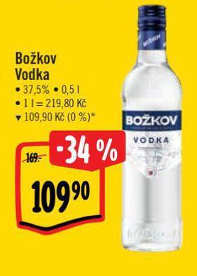 Albert Božkov vodka nabídka