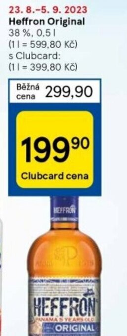 Tesco HEFFRON nabídka