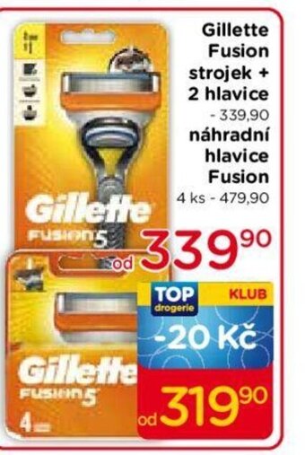 TOP drogerie Gillette nabídka