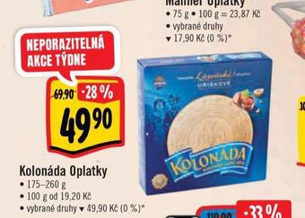 Albert Kolonáda oplatky nabídka