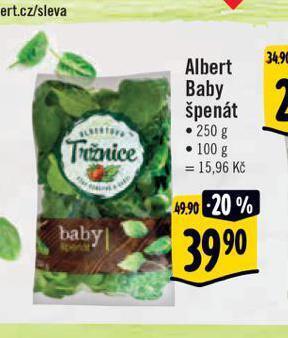 Albert Baby špenát nabídka