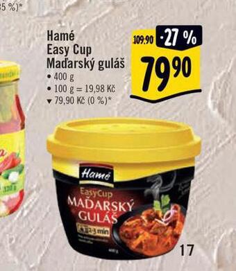 Albert Hamé easy cup maďarský guláš nabídka
