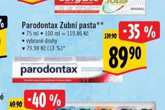 Albert Parodontax zubní pasta nabídka