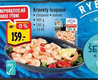 Albert Krevety loupané nabídka