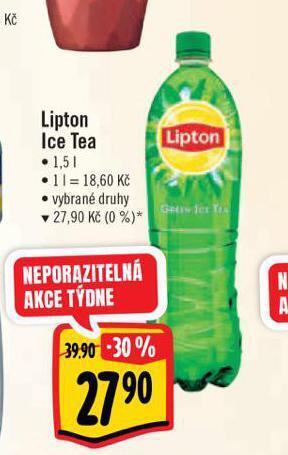 Albert Lipton ice tea nabídka