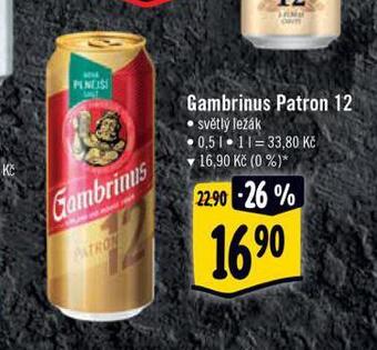Albert Pivo gambrinus nabídka