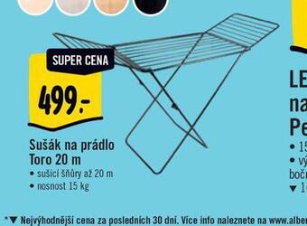 Albert Sušák na prádlo nabídka
