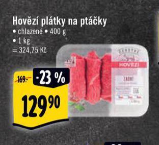 Albert Hovězí plátky na ptáčky nabídka