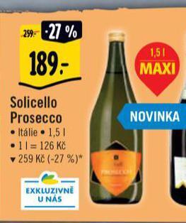 Albert Prosecco solicello nabídka