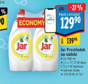 Albert Jar prostředek na nádobí nabídka