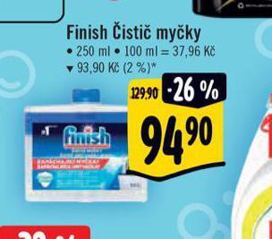 Albert Finish čistič myčky nabídka