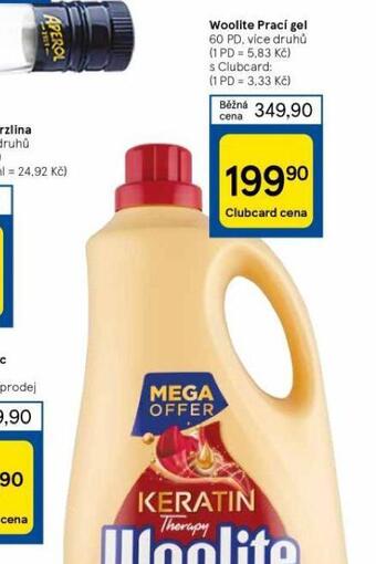 Tesco Woolite prací gel nabídka