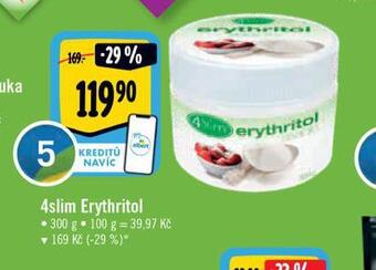 Albert 4slim erythritol nabídka