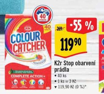 Albert K2r colour catcher stop obarvení prádla nabídka