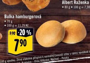 Albert Bulka hamburgerová nabídka