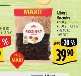 Albert Rozinky nabídka