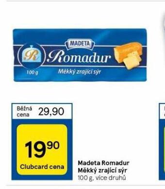 Tesco Madeta romadur nabídka