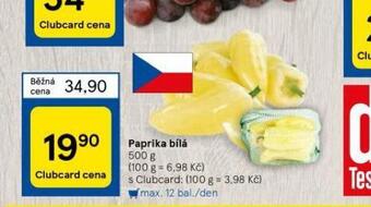 Tesco Paprika bílá nabídka