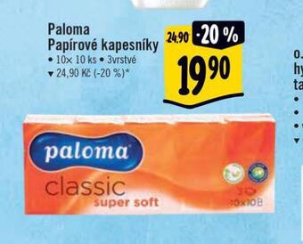 Albert Paloma papírové kapesníky nabídka