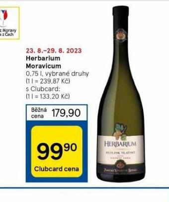 Tesco Herbarium moravicum nabídka