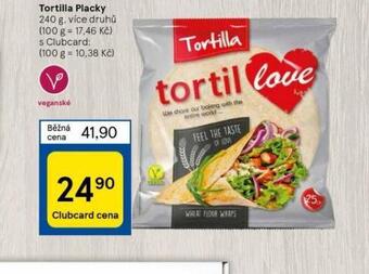 Tesco Tortilla placky nabídka