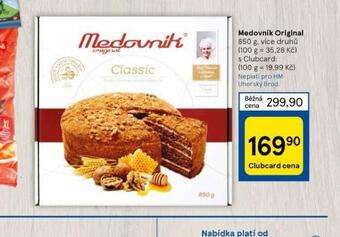 Tesco Medovník original nabídka