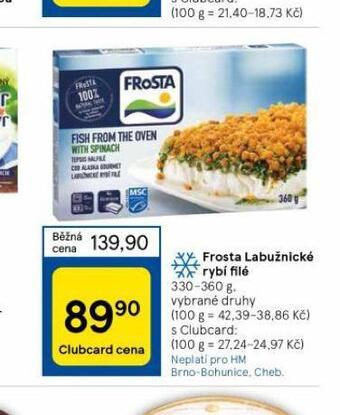 Frosta labužnické rybí filé