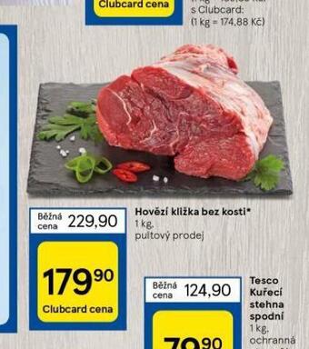 Tesco Hovězí kližka bez kosti nabídka