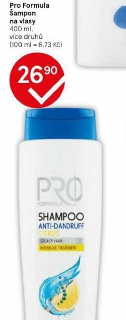Tesco Pro formula šampon nabídka