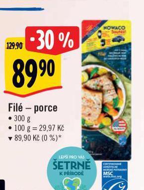 Albert Filé porce nabídka