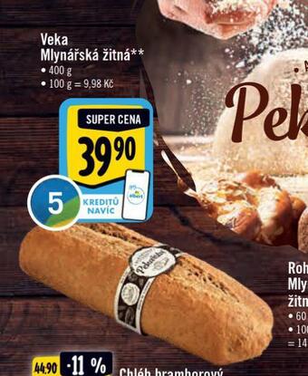 Albert Veka mlynářská žitná nabídka