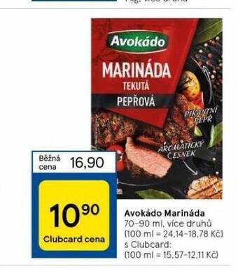 Tesco Avokádo marináda nabídka