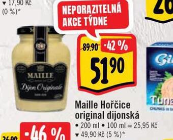Albert Maille hořčice original dijonská nabídka