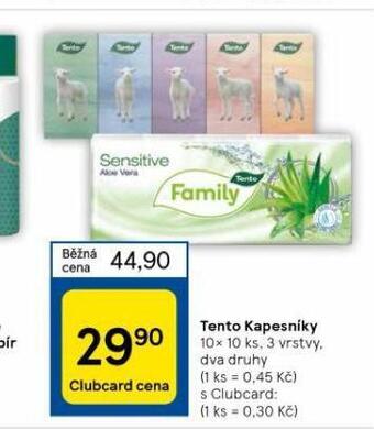 Tesco Tento kapesníky nabídka