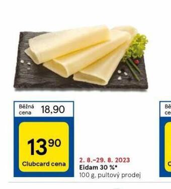 Tesco Eidam 30% nabídka