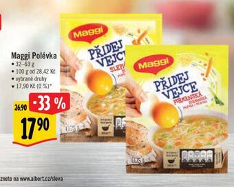 Albert Maggi polévka nabídka