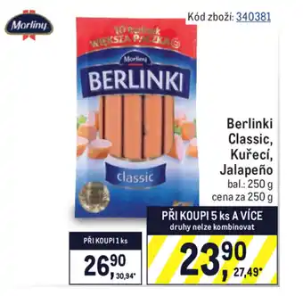 Makro Berlinki classic 250g nabídka