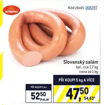 Slovenský salám 1kg