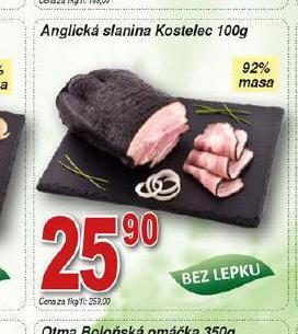 Hruška Anglická slanina nabídka