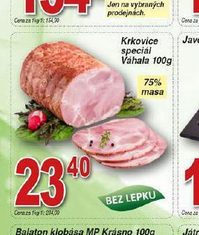 Hruška Krkovice speciál nabídka
