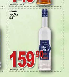 Hruška Plum vodka nabídka