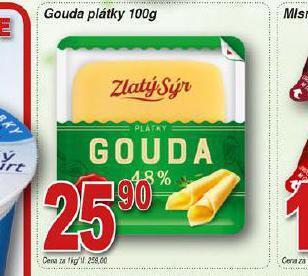 Hruška Gouda plátky nabídka