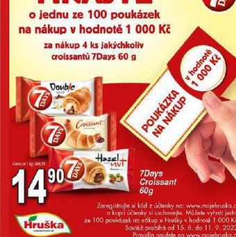 Hruška 7days croissant nabídka