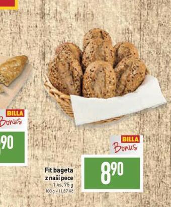 Billa Fit bageta nabídka
